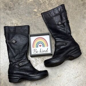 Black Knee-High Boots